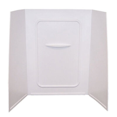 Better Bath RV Bathtub Wall Surround, 24″ x 40″ x 59″, White