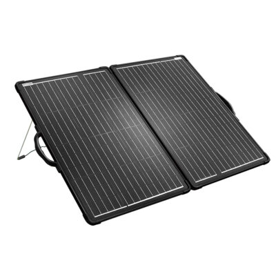 ACOPOWER All Black 100W Lightweight Mono Foldable Solar Suitcase