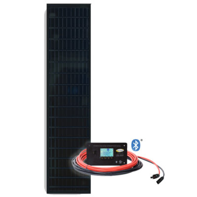 Go Power! SLIM 100W + PWM-30 Bluetooth Controller Solar Kit