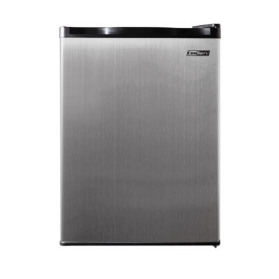 Equator Advanced Appliances Conserv 2.6 cu. ft. Compact Refrigerator with Reversible Door, Stainless Steel