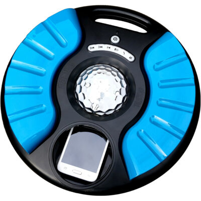 Saturn® Waterproof Bluetooth Pool/SPA Speaker with Party Lighting – Blue