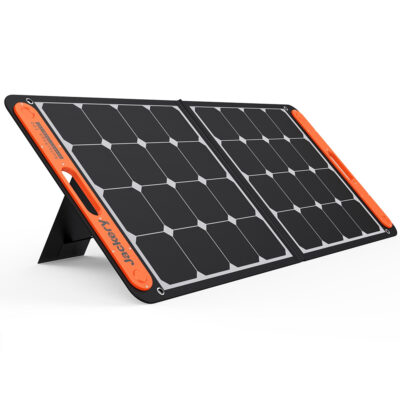 SolarSaga 100-Watt Portable Solar Panel for Explorer 290/550/880/1000/1500 Power Station with Built-in 2 USB Outputs