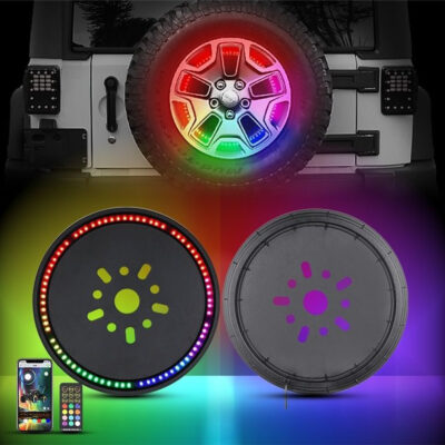 Race Sport Lighting Chasing RGB Style Jeep Spare Tire Brake Light