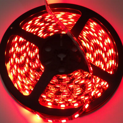 Race Sport Lighting 16′ 5050 LED Tape Light Strip, Red