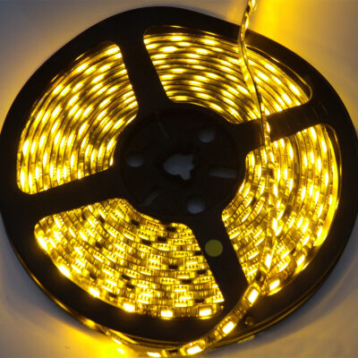 Race Sport Lighting 16′ 5050 LED Tape Light Strip, Yellow