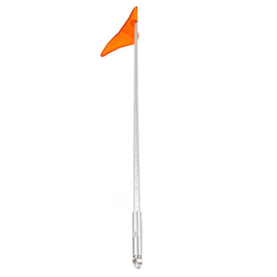 Race Sport Lighting 5′ LED ATV/Jeep Flag Pole Whip, Orange