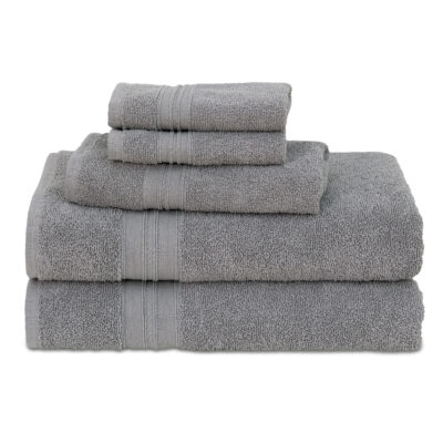 Enclave 5-Piece Turkish Cotton Towel Set, Gray