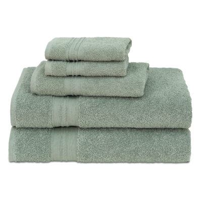 Enclave 5-Piece Turkish Cotton Towel Set, Sage