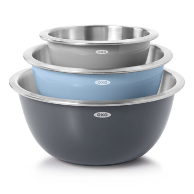 OXO Good Grips 3pc Stainless Steel Mixing Bowl Set