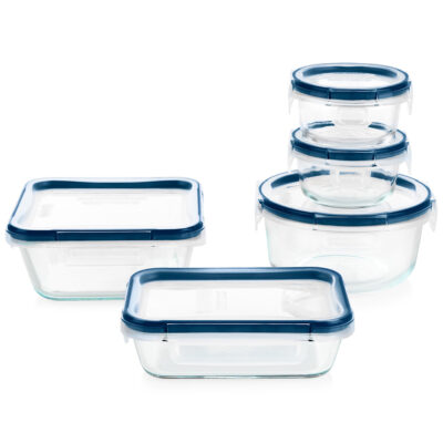 Pyrex FreshLock Plus 10-Piece Glass Storage Set