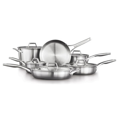 Calphalon Premier Stainless Steel 11-Piece Cookware Set