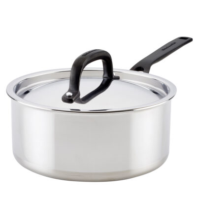 KitchenAid 5-Ply Clad Stainless Steel 3qt Saucepan w/ Lid