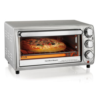 Hamilton Beach 4-Slice Silver Toaster Oven