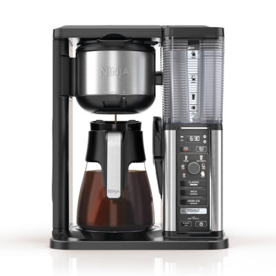 Ninja Specialty Coffeemaker w/ Fold-Away Frother & Glass Carafe