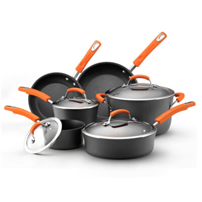 10-Piece Hard Anodized II Cookware Set