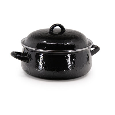 Enamelware 4qt Dutch Oven, Black