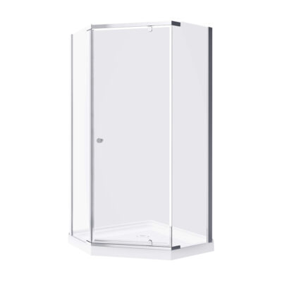 A&E Bath and Shower Nevada 38″ Neo-Angle Shower Enclosure Kit without Walls