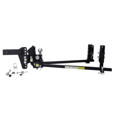 Weigh Safe True Tow Middleweight Weight Distribution Hitch with Lock Set, 6″ Drop, 2.5″ Shaft, 8,500 lbs.