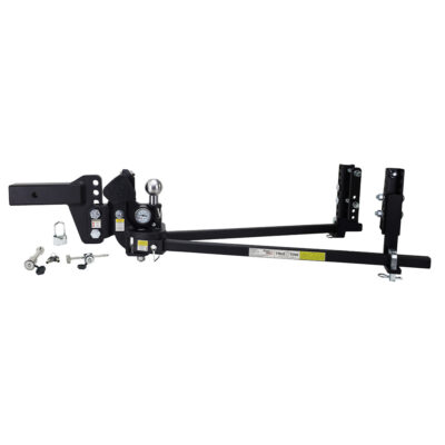 Weigh Safe True Tow Middleweight Weight Distribution Hitch with Lock Set, 4″ Drop, 2″ Shaft, 12,500 lbs.