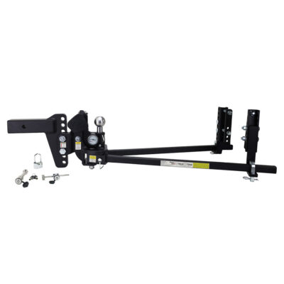 Weigh Safe True Tow Middleweight Weight Distribution Hitch with Lock Set, 6″ Drop, 2.5″ Shaft, 12,500 lbs.