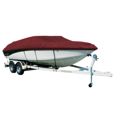 Covermate Sharkskin Plus Exact-Fit Cover for Cobalt 206 206 Bowrider W/Ski Tower I/O. Burgundy