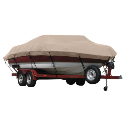 Exact Fit Covermate Sunbrella Boat Cover for Astro Quickfire 18 Fdx  Quickfire 18 Fdx W/Shield W/Port Troll Mtr O/B. Linnen