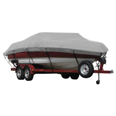 Exact Fit Covermate Sunbrella Boat Cover for Glastron 215 Se 215 Se I/O. Gray