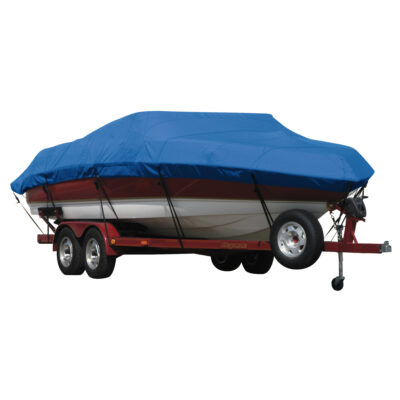 Exact Fit Covermate Sunbrella Boat Cover for Alumacraft 190 Cs Competitor  190 Cs Competitor No Shield W/Port Troll Mtr O/B. Pacific Blue