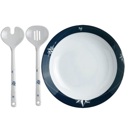 Northwind Salad Bowl & Serve Cutlery