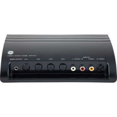 GE Pro 4-Device Audio/Video Switch with S-Video