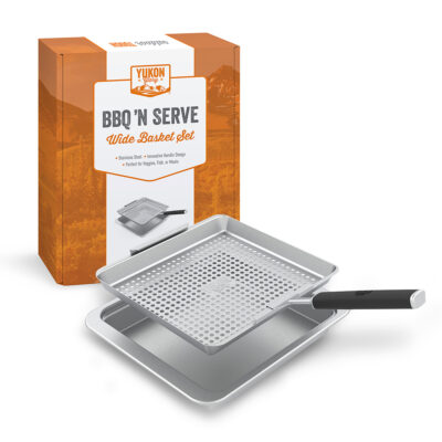 Yukon Glory BBQ ‘N Serve Wide Basket Set