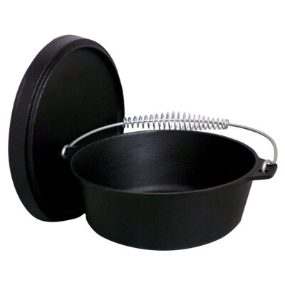 King Kooker 4-Quart Pre-Seasoned Cast Iron Dutch Oven