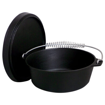 King Kooker 8-Quart Pre-Seasoned Cast Iron Dutch Oven