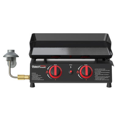 Royal Gourmet 18″ Portable Countertop Gas Grill Griddle