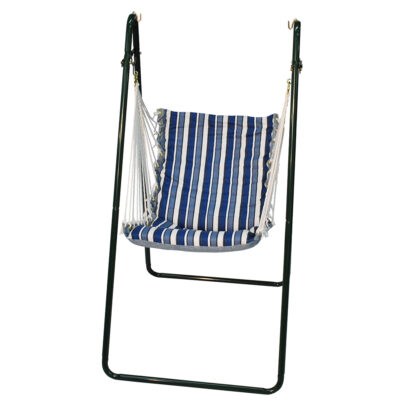 Algoma Soft Comfort Cushion Hanging Swing Chair and Stand